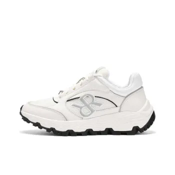 RARE Runner02 Slip Resistant Low Top Casual Shoes Men's White Gray