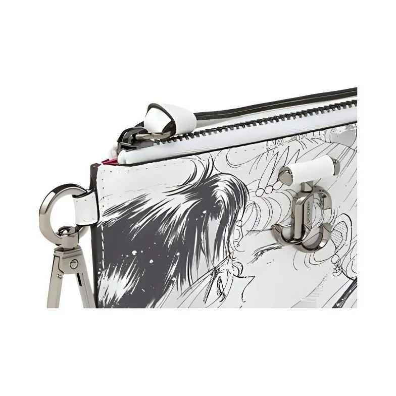 Jimmy Choo Sailor Moon & Tailcoat Mask Collaboration Pu Leather Card Holder Women's White & Black-8