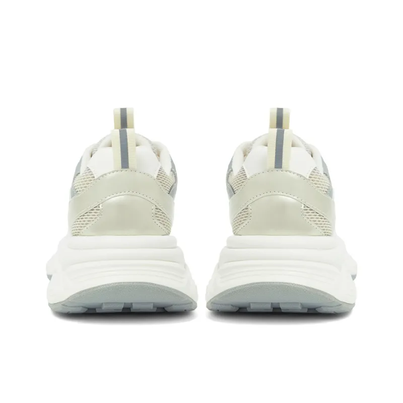 COMELY Chunky Sneakers Women's Low Top Silver/Gold-9