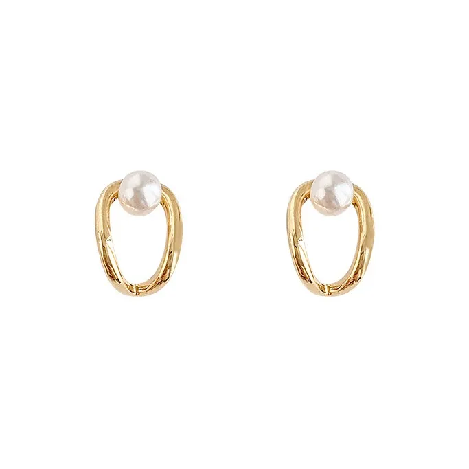QIANFANGDAHUANGYE Alloy Stud Earrings Women's-0