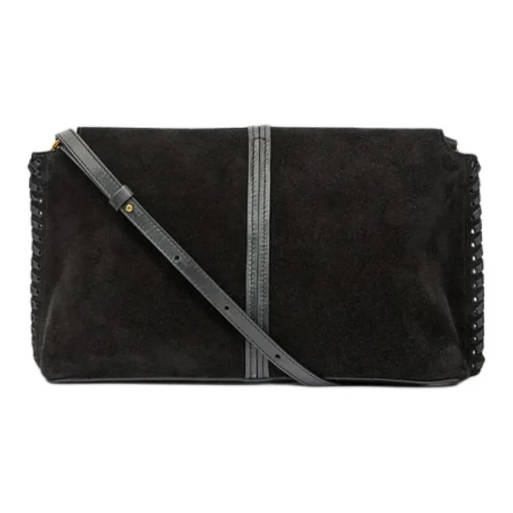 ISABEL MARANT Cow Leather Shoulder Bag Women's Black-2