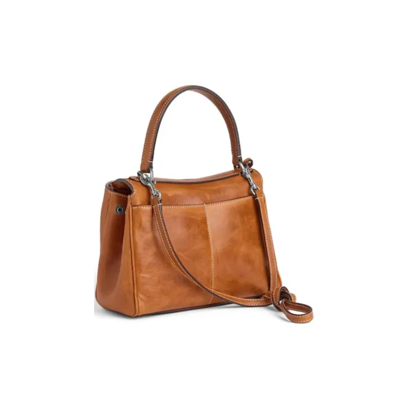 Balenciaga Rodeo Sheepskin One Shoulder Handbag Mini Women's Brown-3