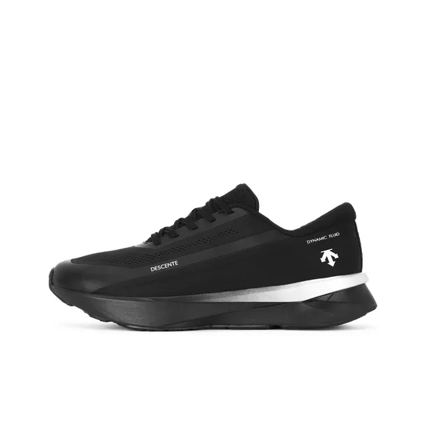 DESCENTE Abrasion Resistant Low Top Running Shoes Men's Black-0