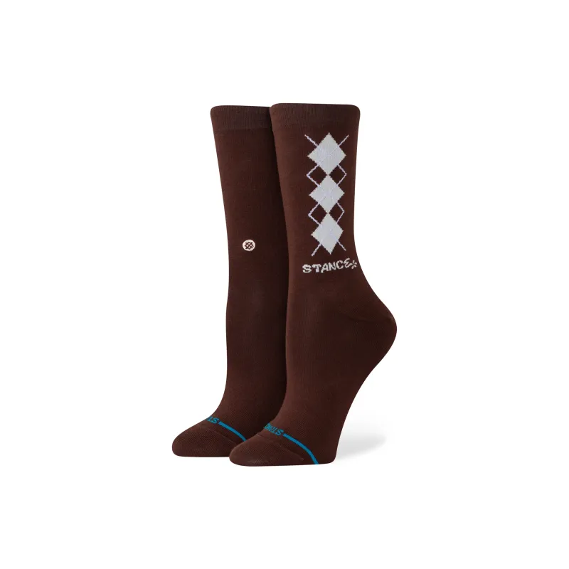 Stance Mid-Calf Socks Women's 1 Pack Brown-0