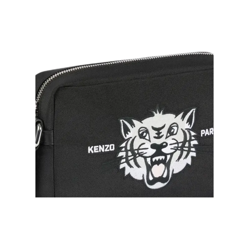 KENZO Polyester Shoulder Bag Men's Black-2