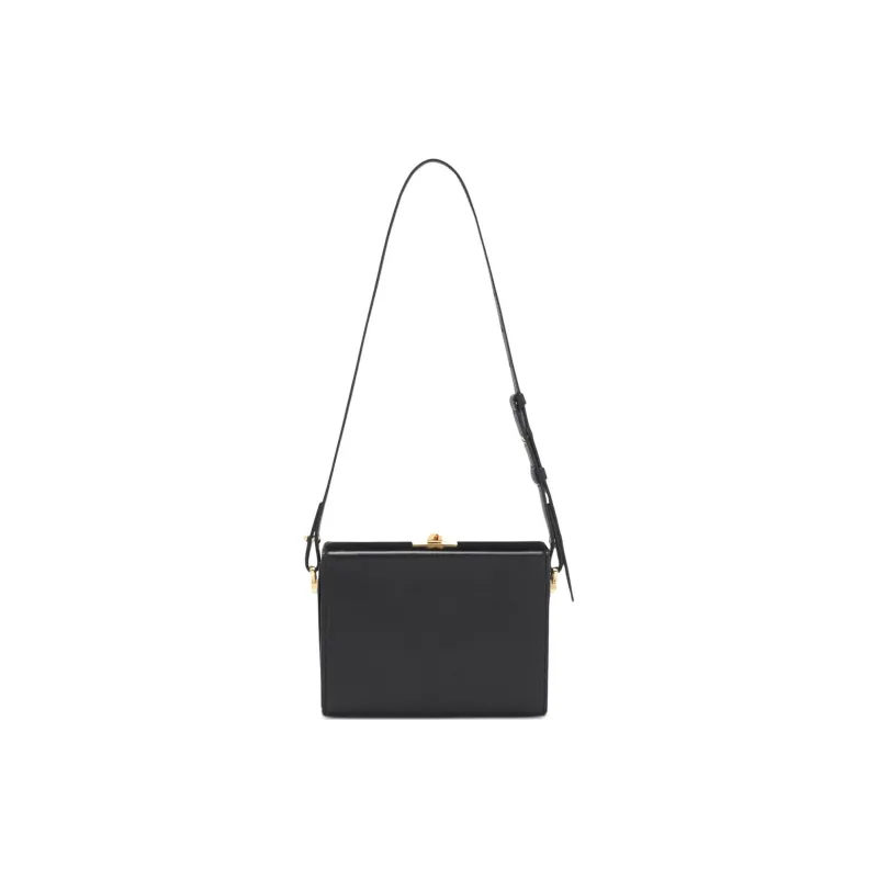 Furla Calfskin Shoulder Bag Women's Black-0