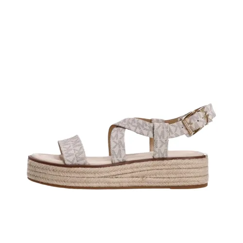 MICHAEL KORS Strap Sandals 4.4cm Women's Beige