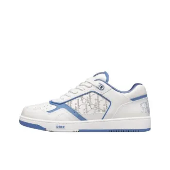 DIOR B27 And HYLTON NEL Limited Collaboration Uptown Low Top Skateboard Shoes Men's White