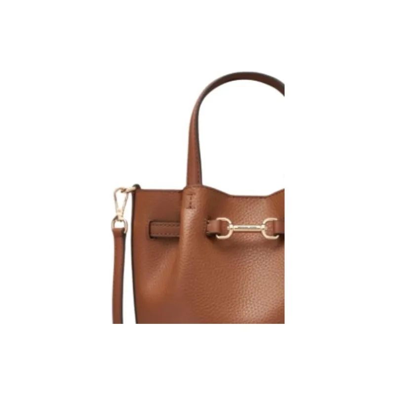 MICHAEL KORS Cow Leather Shoulder Bag, Crossbody Bag, Handbag Small Size Women's Brown-2