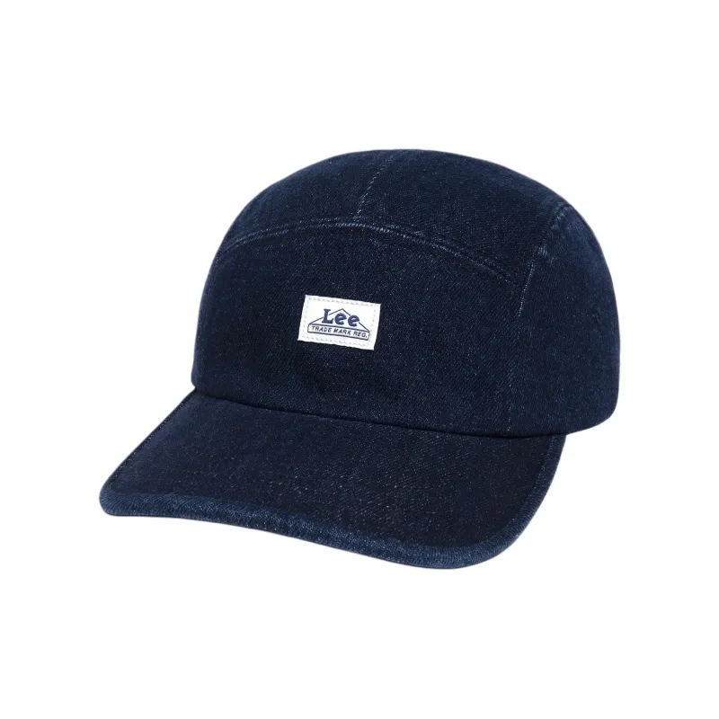 Lee Cotton Denim Baseball Caps Unisex Blue-0