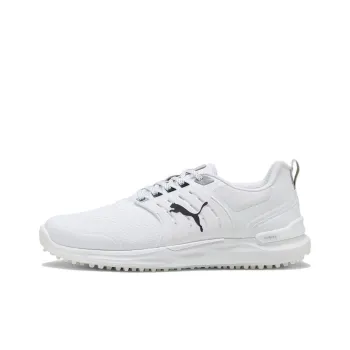 PUMA IGNITE Anti Slip Wear Resistant Low Top Golf Shoes Men's White