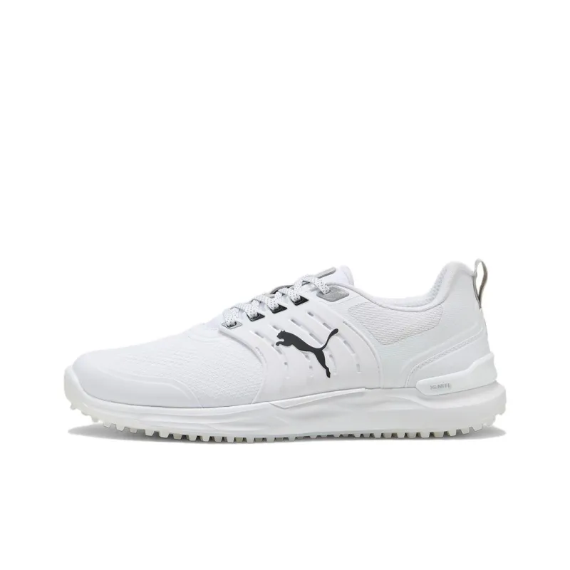PUMA IGNITE Anti Slip Wear Resistant Low Top Golf Shoes Men's White-0