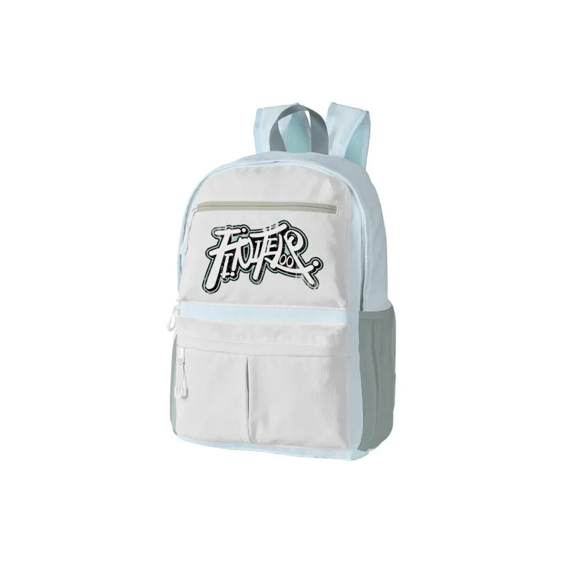 FINITE LOOP Eco Friendly Fabric Backpack Large Size Unisex Gray-19