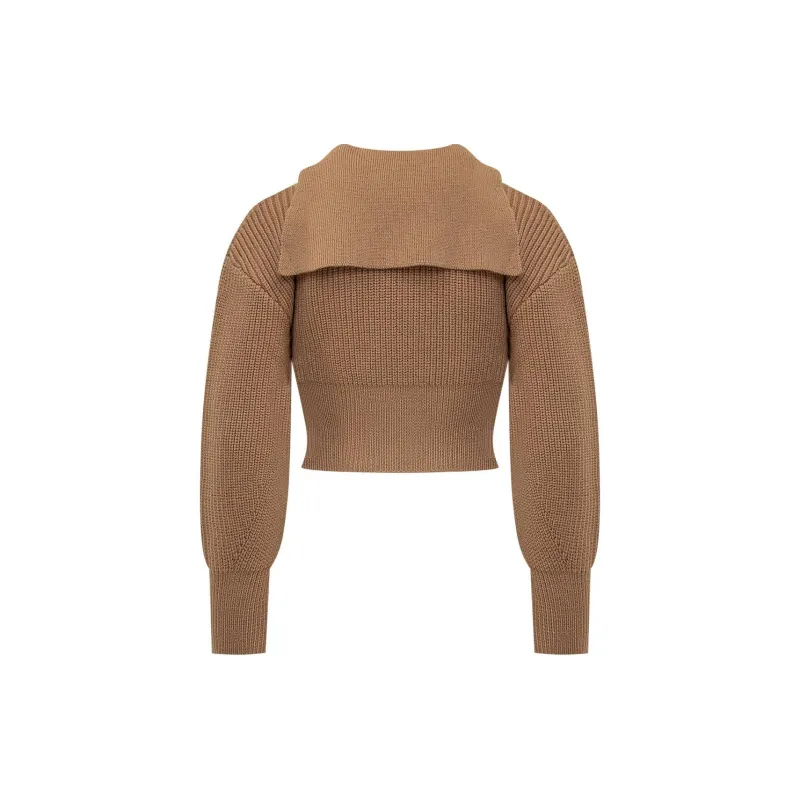 Marine Serre Logo Patch Knit Sailor Sweater-1