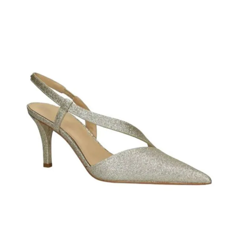 MICHAEL KORS Slim Heel High Heels Women's Silver-2