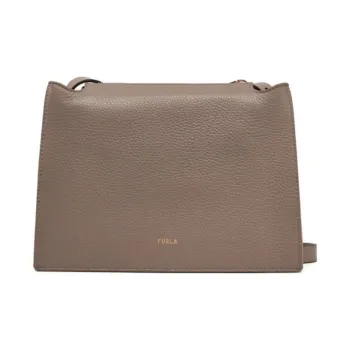 Furla Leather Shoulder Bag Women's Brown