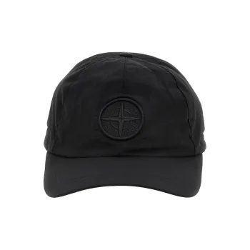 STONE ISLAND Logo Embroidered Baseball Cap