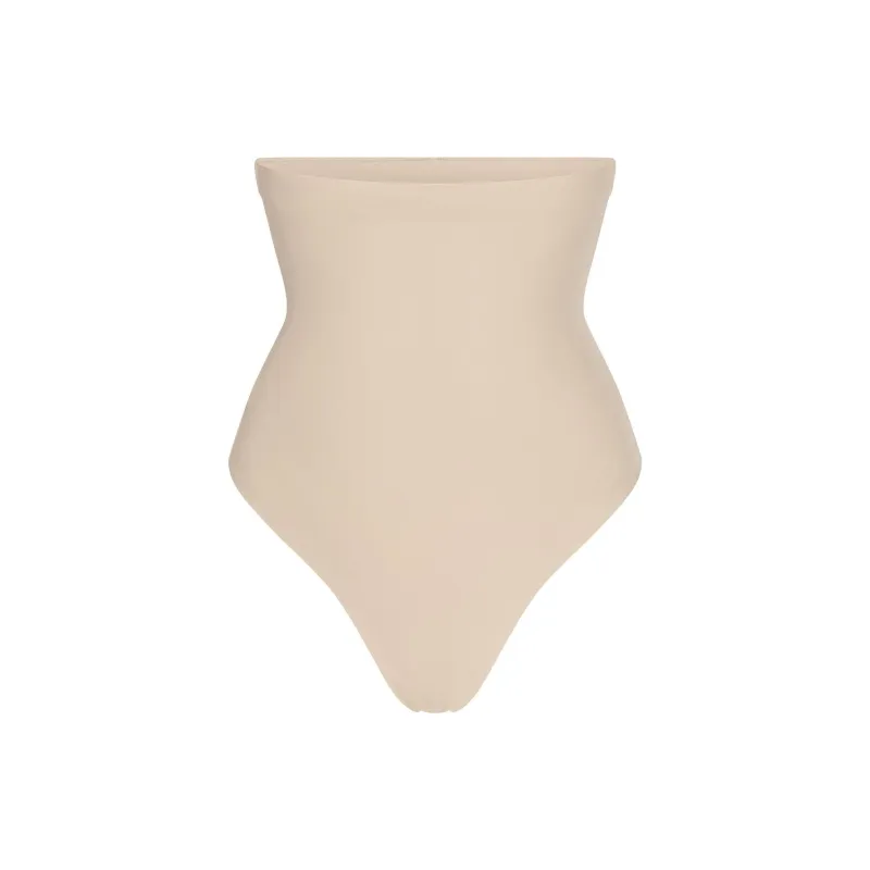 SKIMS SS25 BODY CORE SCULPT HIGH-WAISTED THONG Underpants Women's 1 Pack SAND/Sand-0
