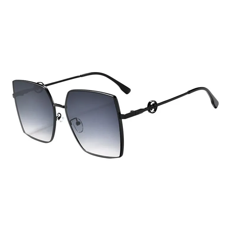 Sagawa Metal Irregular Shape Sunglasses Unisex-7