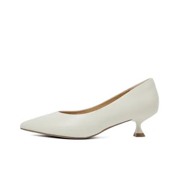 PT'SON Professional Commute Leather Shoes High Heels 4.5cm Women's