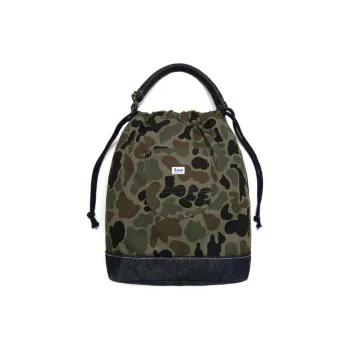 Lee Polyester Bucket Bag Handbag Women's Camouflage