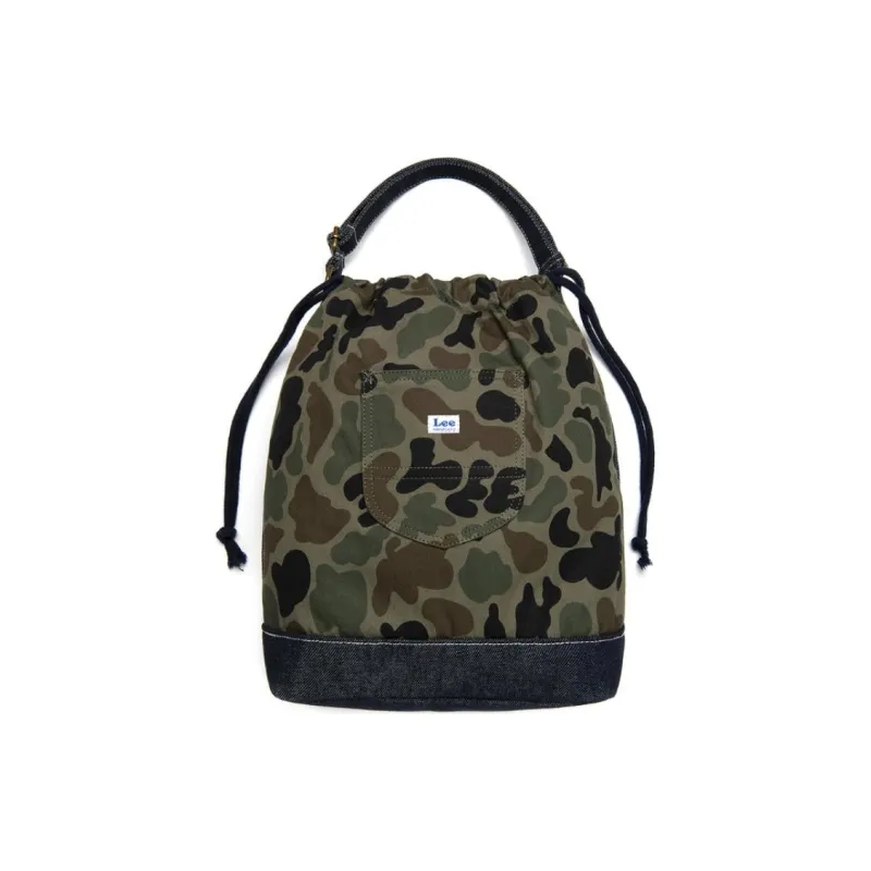 Lee Polyester Bucket Bag Handbag Women's Camouflage-0