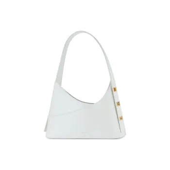 APEDE MOD Twist Cow Leather Tote Bag, Shopping Bag, Shoulder Bag Large Size Women's White