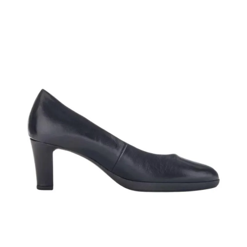 Gabor Fashion Chunky Heel High Heels 7cm Women's Black-1