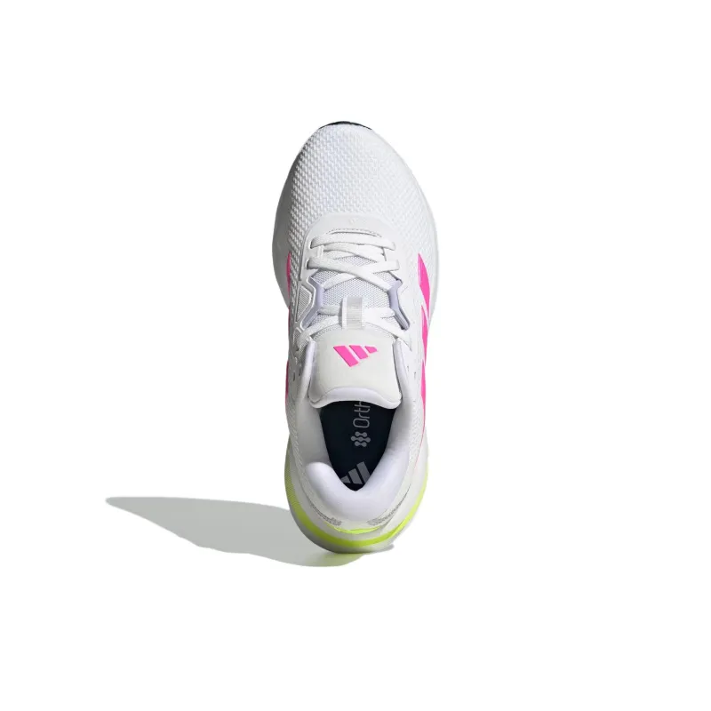 Adidas Women's Galaxy 7 'White Lucid Pink Lemon' Women's-4
