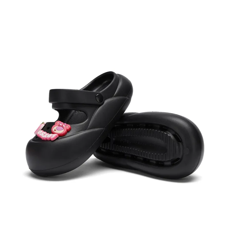 Hotwind Rubber Sole Odor Resistant Closed Toe Slippers Women's-4