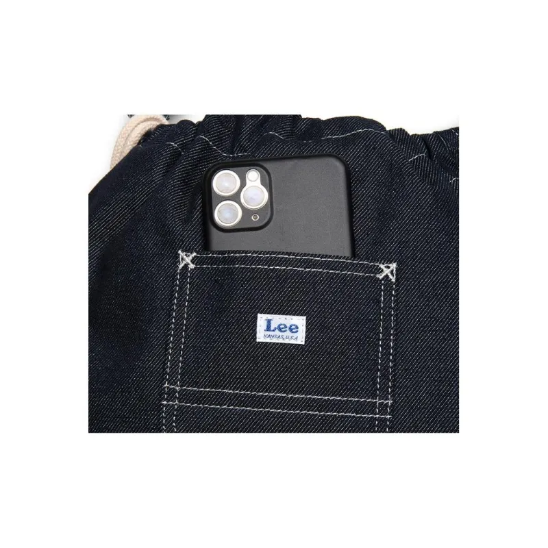 Lee Polyester Bucket Bag Handbag Women's Indigo-4