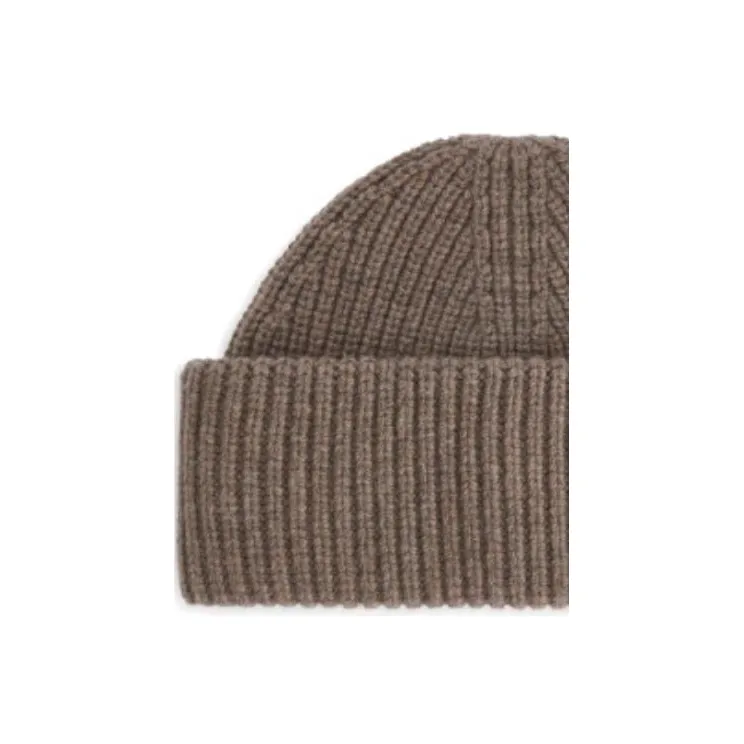 ARKET Wool Elastane Polyamide Beanies Women's Brown-1