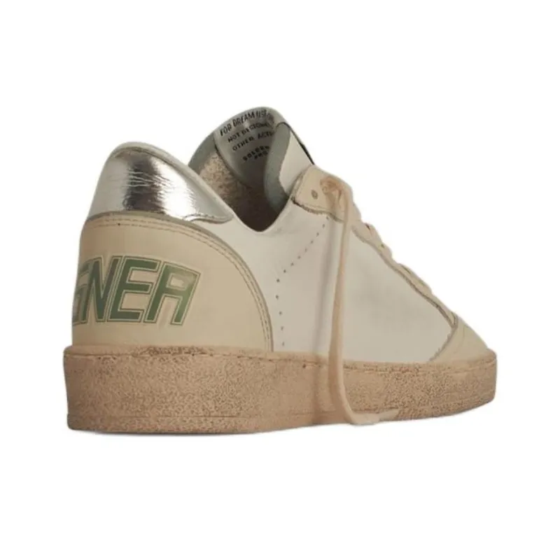 Golden Goose Ball Star Low-Top Skateboard Shoes Women's White-3
