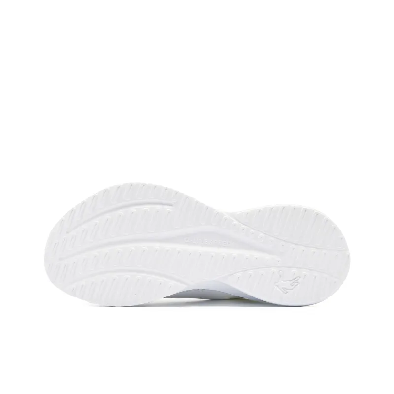 QIAODAN Cushioned Slip-Resistant Abrasion-Resistant Low-Top Casual Running Shoes Women's White-6