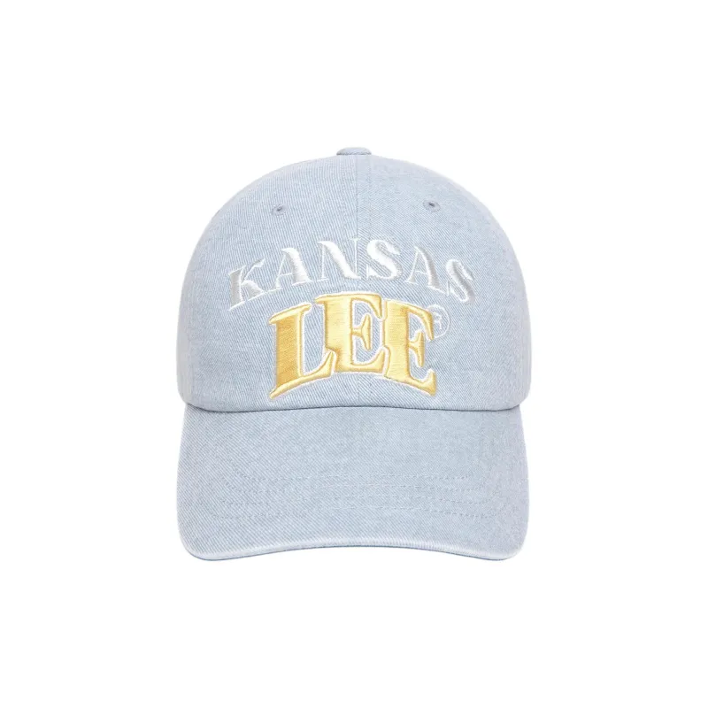 Lee Cotton Baseball Caps Unisex Light Blue-1
