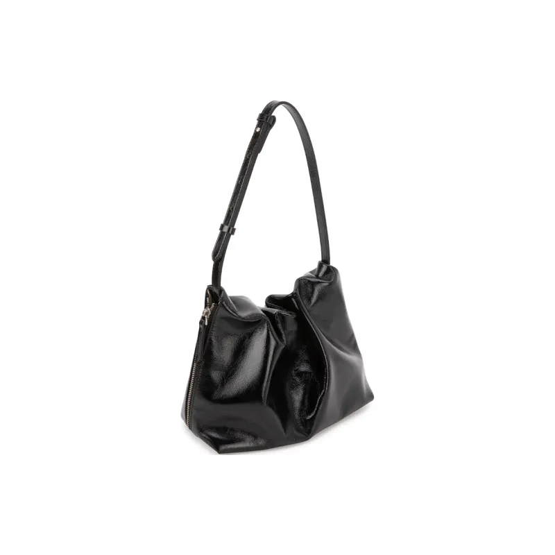 VENOF Cow Leather One Shoulder Crossbody Shoulder Bag Women's Hot Red/Black In The Moment/Cloudy White-6