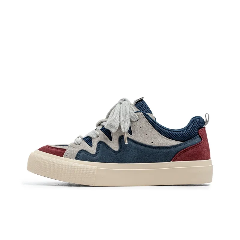 M.M Party Cushioning Anti Slip And Wear Resistant Support Balance Height Increasing Low Top Casual Shoes Men's-2