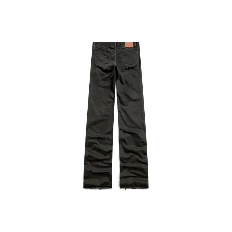Balenciaga Jeans Slim Fit Men's Dark Charcoal Gray-1
