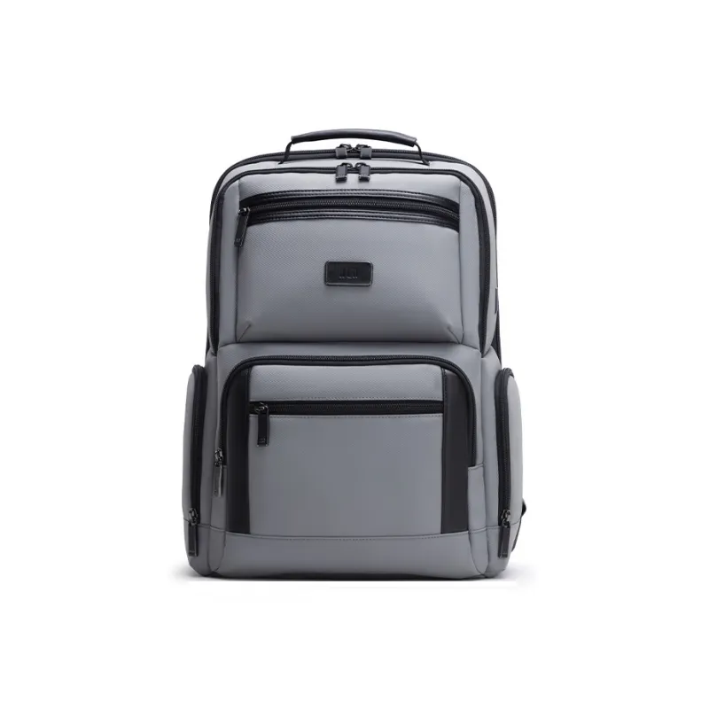 HLA Polyester Backpack Large Size Men's Black/Gray-6