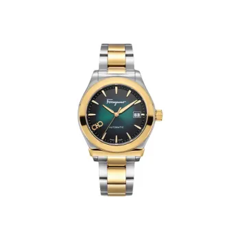 FERRAGAMO Wrist Watch Automatic Mechanical Movement Stainless Steel Watchband 42mm Green Dial Men's Watches