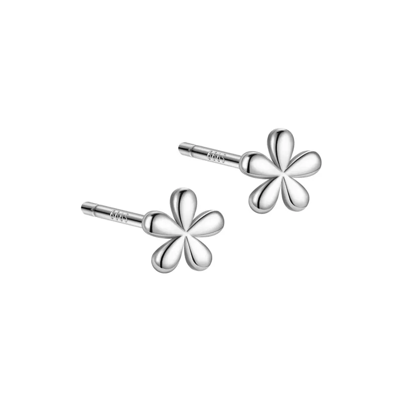 BLESSED BULLET 999 Fine Silver Stud Earrings Women's-0