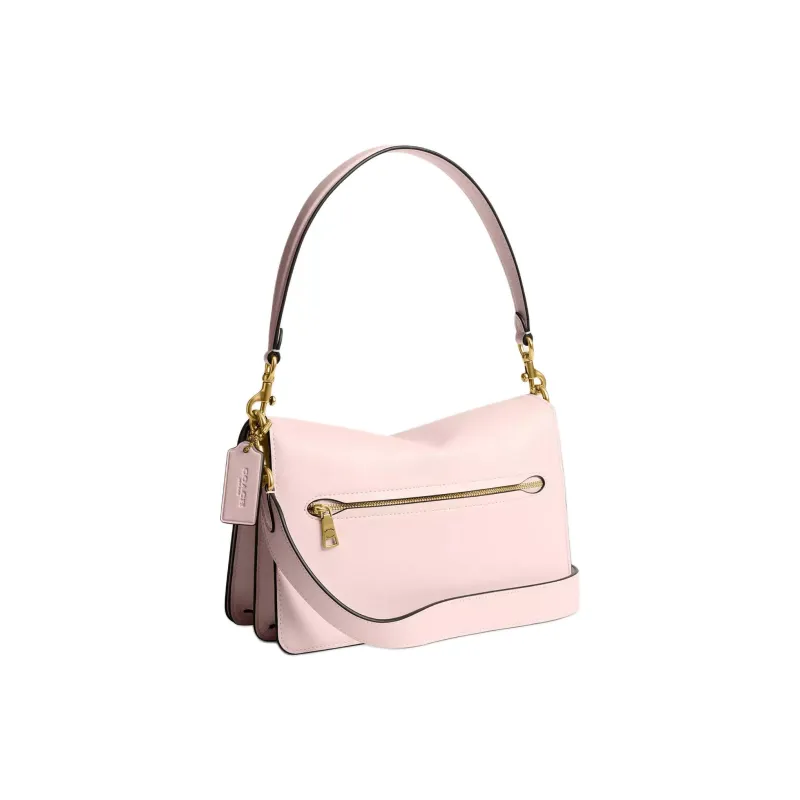 COACH Tabby Grain Leather Handbag, Shoulder Bag Medium Size Women's Pink-1