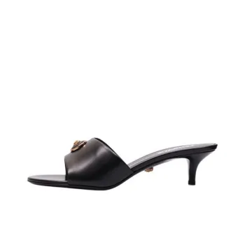VERSACE Slide Slippers Women's Black