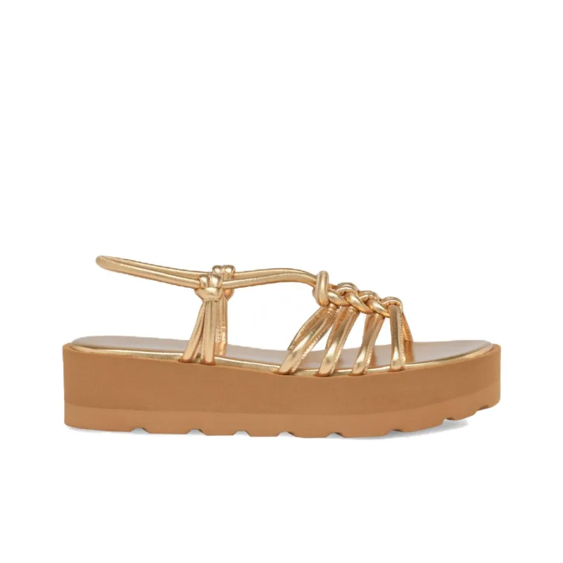GIANVITO ROSSI Hebe One Strap Sandals 5cm Women's Gold-1