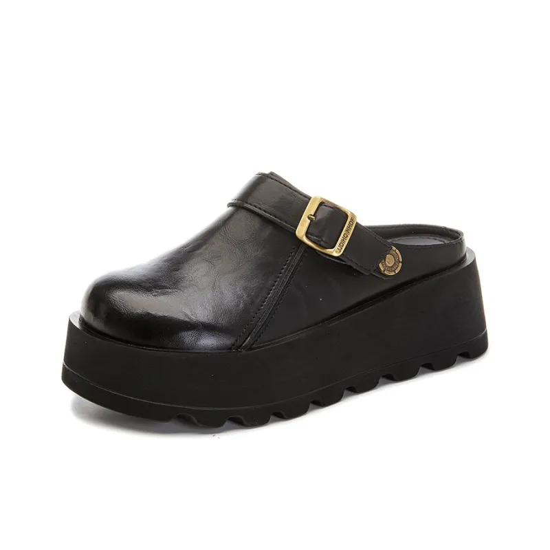 POOQ Closed Toe Slippers Women's-7