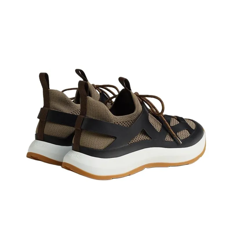 HERMES Katana Low Top Casual Shoes Men's Black-2
