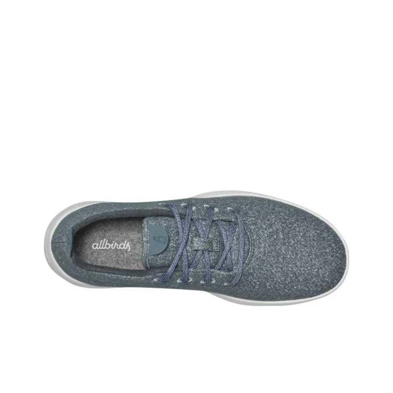 Allbirds Wool Runner Abrasion Resistant Low Top Running Shoes Women's Ironhide Wood Gray-2