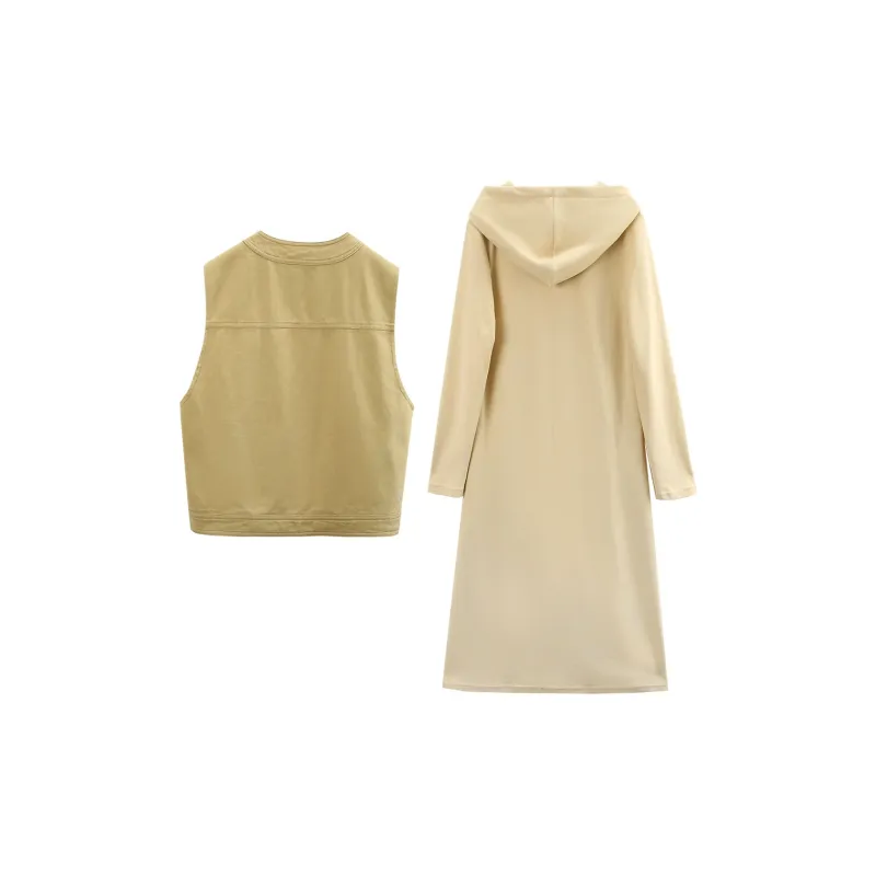 A Paradise For Awakening Skirt Set Women's Yellow-1