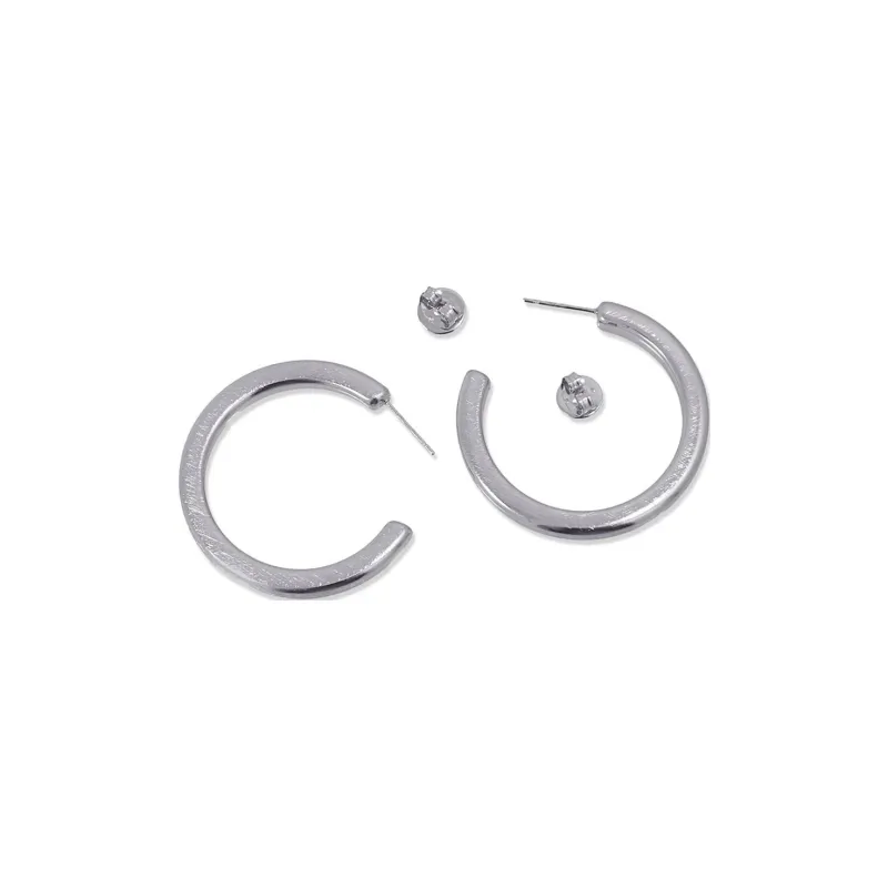 ANARTXY Surgical Steel Earrings Women's Silver-1
