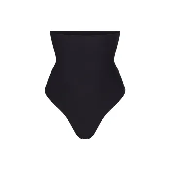 SKIMS SS25 BODY CORE SCULPT HIGH WAISTED THONG Underpants Women's 1 Pack ONYX/Onyx